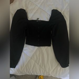 NEVER WORN Zara black top